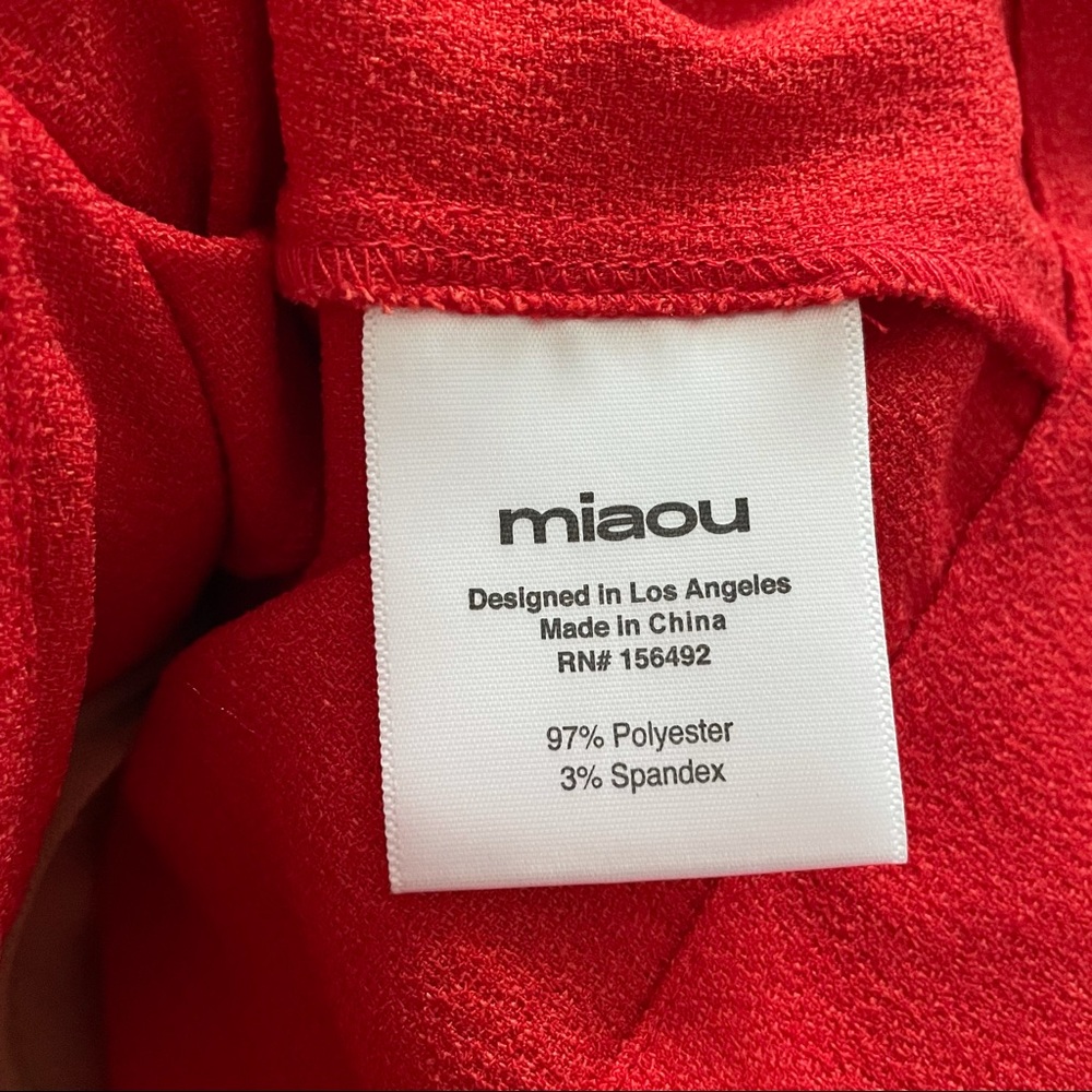 NWT Miaou Imogene Red Corset Large - Picture 12 of 16